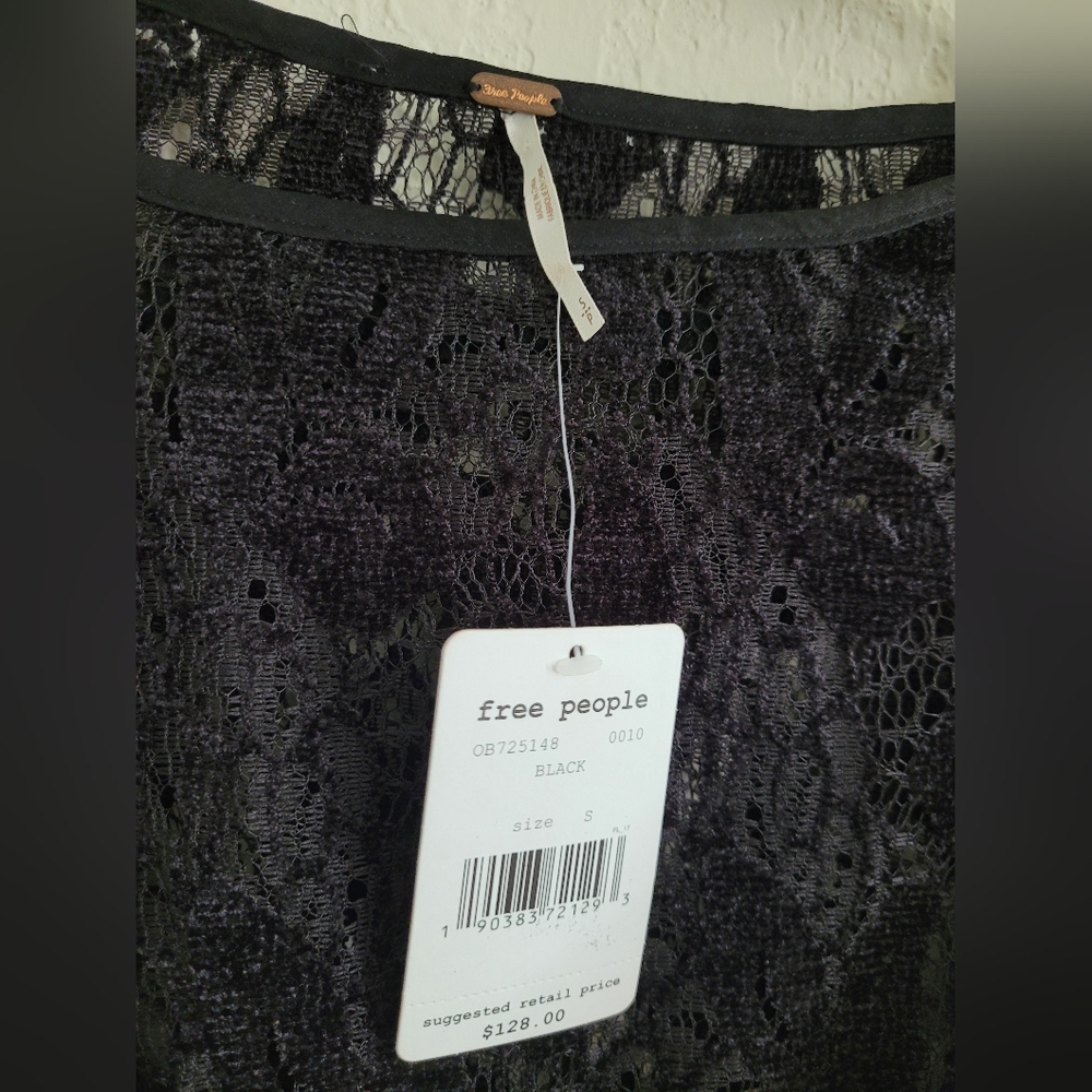 New with tags Free People Ruby black lace dress | size s - Picture 4 of 9